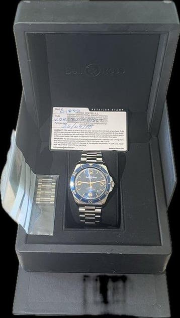 Bell & Ross - BR V2 - BRV292-BU-G-ST/SST - Heren - 2018, Nieuw
