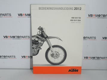 KTM 450 SX-F Bedieningshandleiding, Ophalen of Verzenden, Nieuw