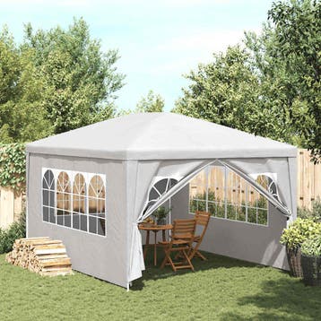 vidaXL Partytent 3x4 m wit, Tuin en Terras, Partytenten, Verzenden, Nieuw, Partytent