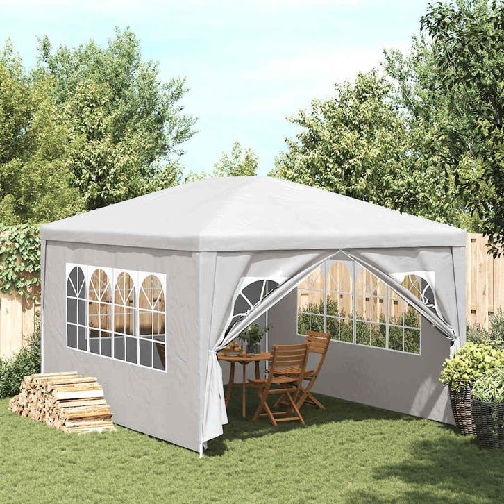 vidaXL Partytent 3x4 m wit, Tuin en Terras, Partytenten, Partytent, Nieuw, Verzenden