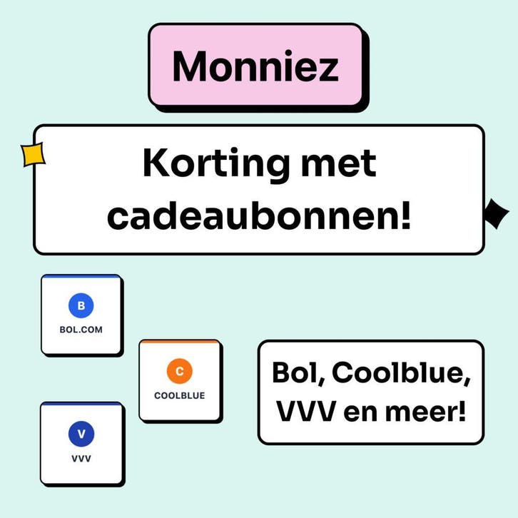 Coolblue cadeaubon voor minder (100% garantie) - Monniez, Tickets en Kaartjes, Kortingen en Cadeaubonnen