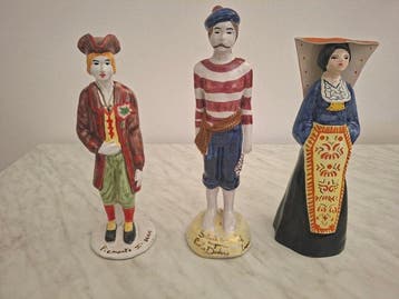 Paolo Dodero - Figuur (3) - Majolica