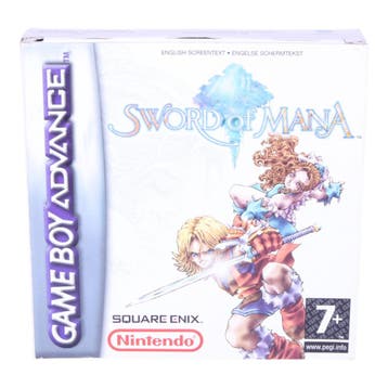 Game Boy Advance (LEGE DOOS) Sword of Mana + Handleiding, Spelcomputers en Games, Verzenden, Zo goed als nieuw