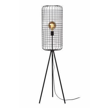 Lucide ESMEE Vloerlamp Ø 31 cm E27 Zwart, Huis en Inrichting, Nieuw
