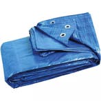 Benson Dekzeil 4x6 m - Blauw - Verstevigde Hoeken - PE 12..., Auto diversen, Ophalen of Verzenden, Nieuw