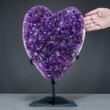 Natuurlijk amethisten hart – liefde in kristalvorm Anahi