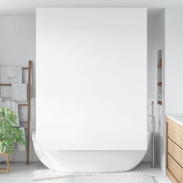 vidaXL Doucherolgordijn 160x240 cm stofbreedte 156 cm, Verzenden, Nieuw, Wit