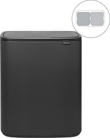 Brabantia Bo Touch Bin Prullenbak - 2 x 30 liter -, Verzenden, Nieuw