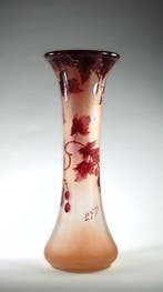 François-Théodore Legras - Vaas - Monna - serie Rubis - Glas, Antiek en Kunst