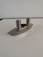 Zout- en pepervaatjes - Stoomboot - chrome - Art deco