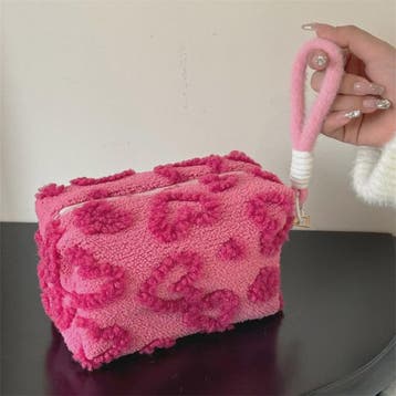 Pluche Make-up Tas met Lus - Zacht Reisetui voor Cosmetica &, Verzenden, Nieuw