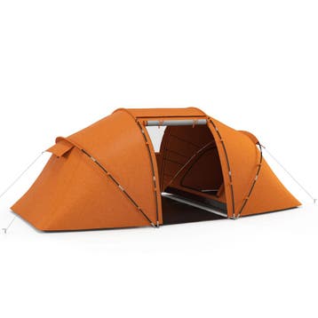 Tunneltent Voor 4-6 Personen, Kampeertent Met Deur, Grondzei, Verzenden, Nieuw