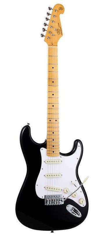 SX SST57BK Stratocaster Model | Music Department, Ophalen of Verzenden, Nieuw, Solid body