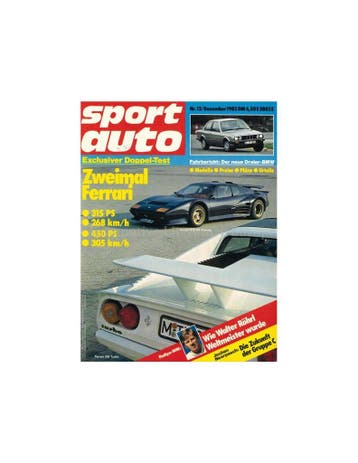 1982 SPORT AUTO MAGAZINE 12 DUITS, Nieuw, Author
