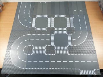 Lego - geen serie - van 16 grondplaten - 1990-2000, Nieuw