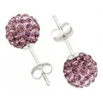 Fako Bijoux - Oorbellen - Disco Dots - Steker - Paars, Verzenden, Nieuw