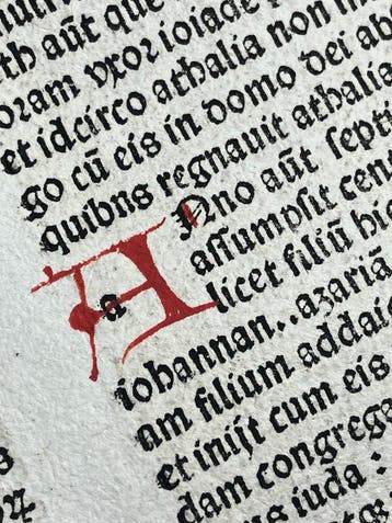 Nicolai de Lyra - INCUNABOLO Biblia Latina cum postillis