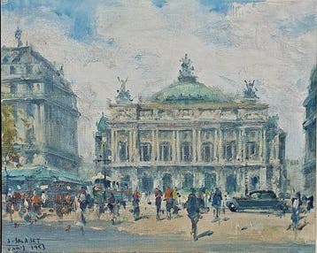 Jean Salabet (aka Juan Salado) (1913-1995) - Opéra Garnier,