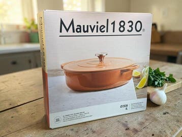 Mauviel 1830 - Braadpan - Ondiepe ovenschotel - Gietijzer,