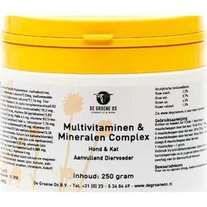 Groene Os Multivitaminen en Mineralen Complex - Hond/Kat...