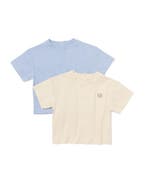 HEMA Baby T-shirts jersey - 2 stuks ecru, Verzenden, Nieuw