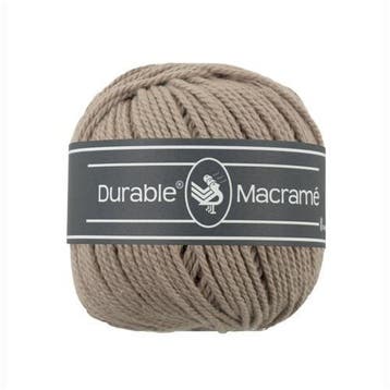 Durable Macramé Taupe - Haakgaren / Breigaren, Hobby en Vrije tijd, Breien en Haken, Ophalen of Verzenden, Nieuw, Breien of Haken