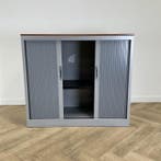 roldeurkast 1 legbord (hxbxd) 106x120x46 cm,  grijs - kersen, Huis en Inrichting, Kasten | Roldeurkasten en Archiefkasten, Ophalen of Verzenden