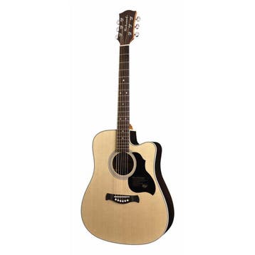 Richwood D-60-CE Dreadnought Cutaway Massief Bovenblad, Ophalen of Verzenden, Nieuw