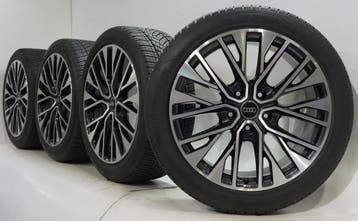 Audi e-tron GT 20 inch velgen Goodyear Winterbanden Originee, Gebruikt, Velg(en), 20 inch, Winterbanden