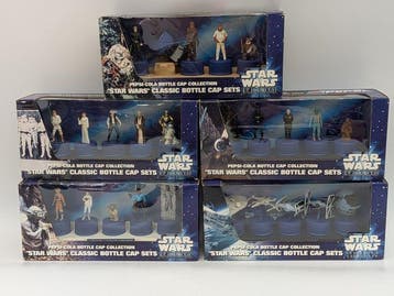 Collectie van memorabilia - “Classic Bottle Cap” Figure Sets, Nieuw