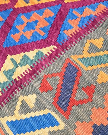 Afgan tribal kelim 260x176 handgeweven wollen vloerkleed, 200 cm of meer,  Perzisch tapijt kelim killim wollen vloerkleed handgeknoopt 
