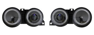Koplampen Angel Eyes | geschikt voor BMW 3-Serie E30 | zwart, Auto-onderdelen, Verzenden, Nieuw, BMW