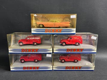 Dinky Toys 1:43 - Modelauto (5) - Austin / Cadillac - 4x, Nieuw