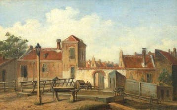 Carel Frederik Bendorp (1819-1897) - Gezicht op de, Antiek en Kunst