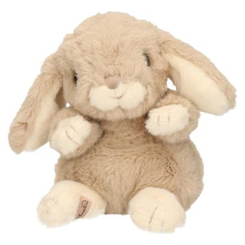 Bukowski konijn knuffel - beige - zittend - 15 cm - pluche, Kinderen en Baby's, Verzenden, Nieuw