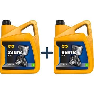 Kroon Oil Aanbieding: 2X Xantis Msp 5W30 5L, Verzenden, Nieuw