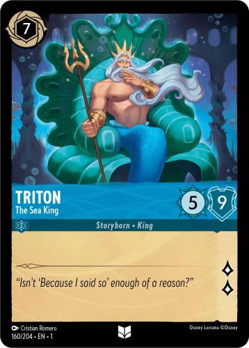 [160/204] - TRITON - The Sea King ENG NON-FOIL [M/NM], Ophalen of Verzenden, Nieuw