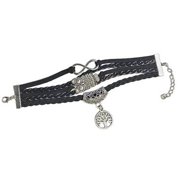 Fako Bijoux - Multi Armband - Infinity Uiltje Levensboom –, Verzenden, Nieuw