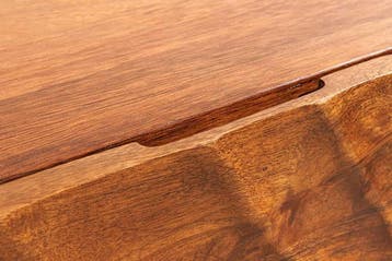 Massief tv-bord SCORPION 200 cm bruin mangohout hangend, Huis en Inrichting, Kasten | Televisiemeubels, Ophalen of Verzenden, Nieuw