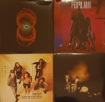 Pearl Jam - 4 LPs studio and live still sealed - Diverse, Nieuw in verpakking