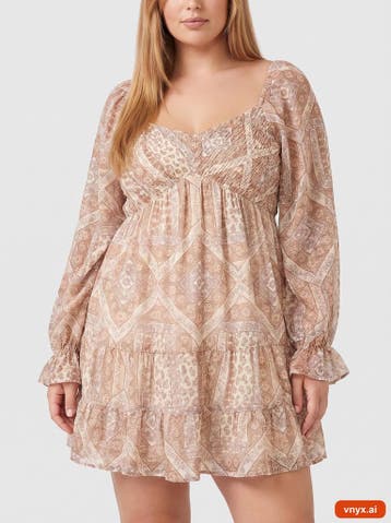 Ultra Flirt Casual jurken Dames maat WL / L25 Beige Vintage, Kleding | Dames, Jurken, Ophalen of Verzenden, Nieuw