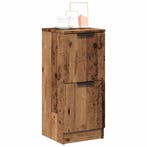 vidaXL Dressoir 30x30x70 cm bewerkt hout oud houtkleurig, Huis en Inrichting, Kasten | Dressoirs, Minder dan 50 cm, Verzenden