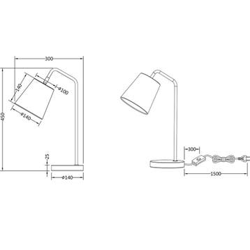 LED Tafellamp - Tafelverlichting - Trion Kido - E27 Fitting, Huis en Inrichting, Lampen | Tafellampen, Ophalen of Verzenden, Nieuw