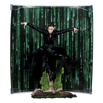 Matrix Movie Maniacs Statue Trinity 15 cm, Ophalen of Verzenden, Nieuw
