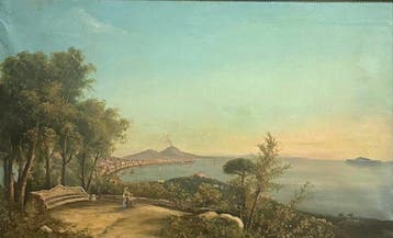 Raimondo Scoppa (1820-1890) - Veduta di Napoli