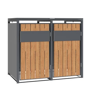 Kliko Omvouw Staal | 2 Deuren Houtlook | Nu in Actie, Ophalen of Verzenden, Nieuw, Metaal, Containerberging