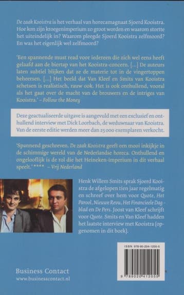 De zaak Kooistra 9789020412055 Henk Willem Smits, Verzenden, Gelezen, Henk Willem Smits