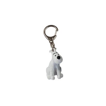 Kuifje PVC Sleutelhanger Bobbie Zittend 3 cm, Verzamelen, Ophalen of Verzenden, Nieuw
