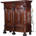 Rankenkast in palissander met ebben zeer bijzondere uitvoeri, Antiek en Kunst, Ophalen of Verzenden