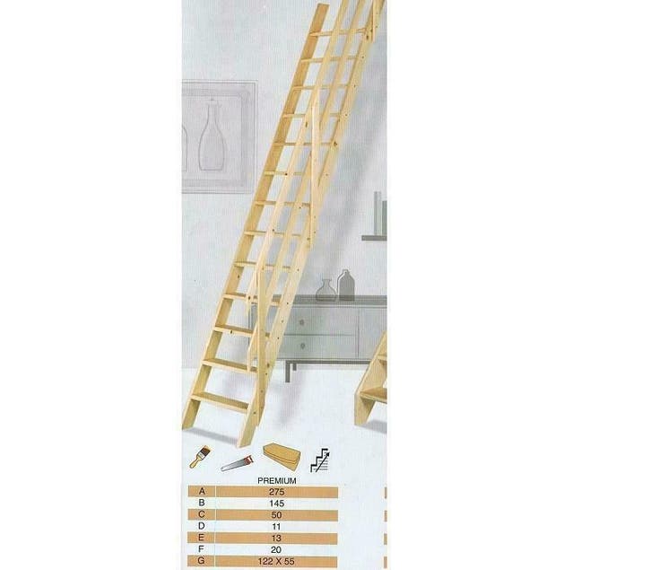 Vuren steek trap voor maar 155.00, Doe-het-zelf en Verbouw, Ladders en Trappen, 2 tot 4 meter, Nieuw, Trap, Ophalen of Verzenden